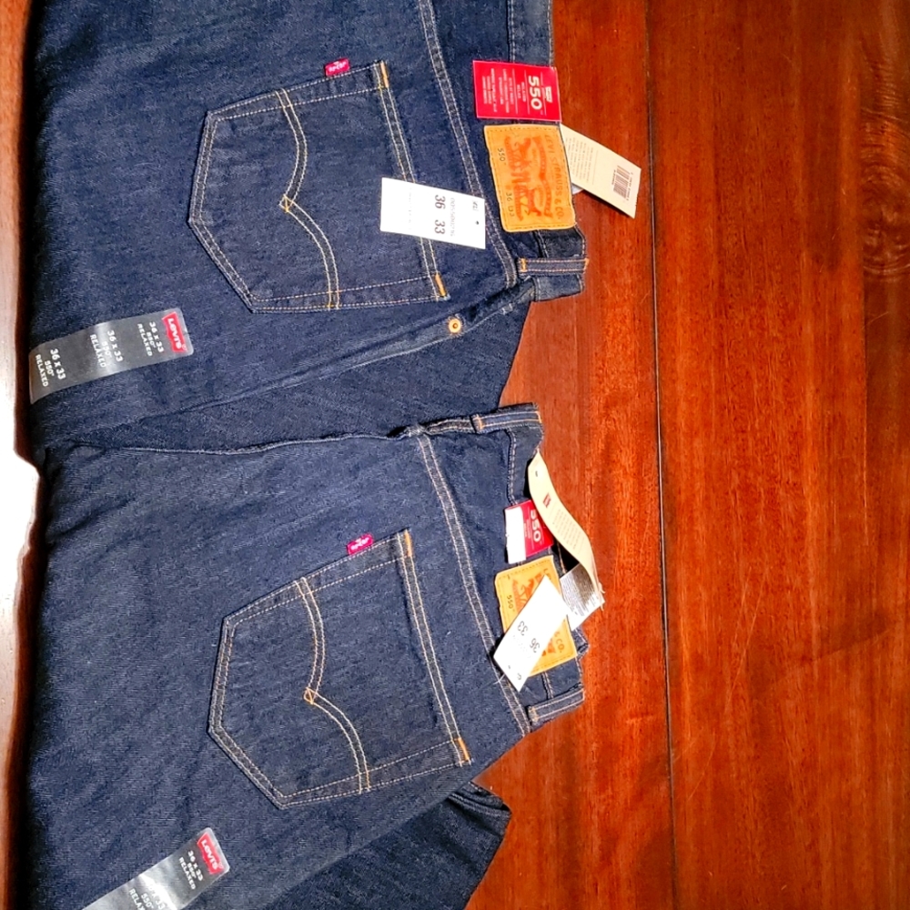 Mens Levi's 550 Relaxed Fit 36 x 33
